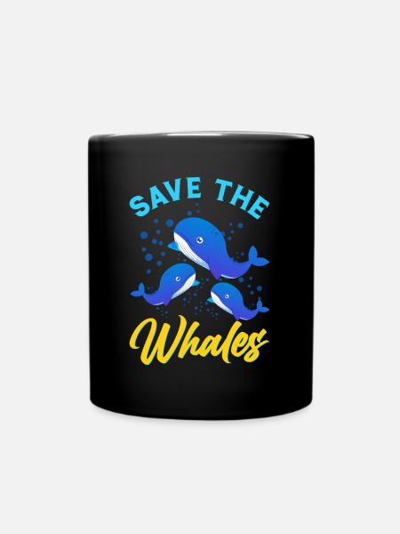 Orque Baleine Océan Orque Fan Fruits de mer - Mug uni - noir