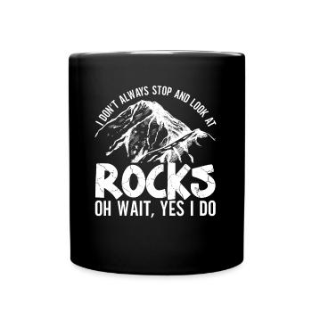 Geologie Professor Geologe Geologie Student - Tasse einfarbig - Schwarz - Vorne