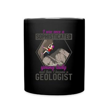 Geologie Professor Geologe Geologie Student - Tasse einfarbig - Schwarz - Vorne