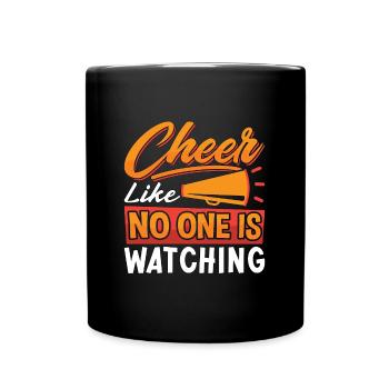 Cheerleading Cheer Like No One Is Cheer Squad - Mug uni - noir - Devant