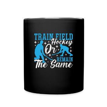 Field Hockey Train Field Hockey Insane Goalkeeper - Tasse einfarbig - Schwarz - Vorne