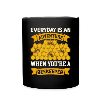 Beekeeping Beekeeping Course Beekeepers' Association Honey Bee Beekeepers - Full Colour Mug - black - Front