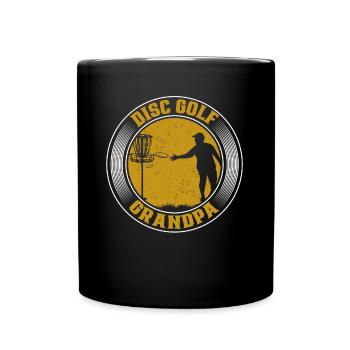 Frisbee Player Disc Golf Frisbee Competition - Full Colour Mug - black - Front
