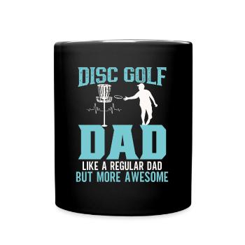 Frisbee Player Disc Golf Frisbee Competition - Full Colour Mug - black - Front