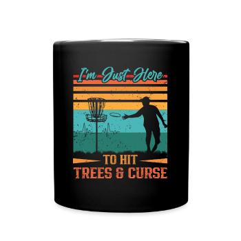 Frisbee Player Disc Golf Frisbee Competition - Full Colour Mug - black - Front