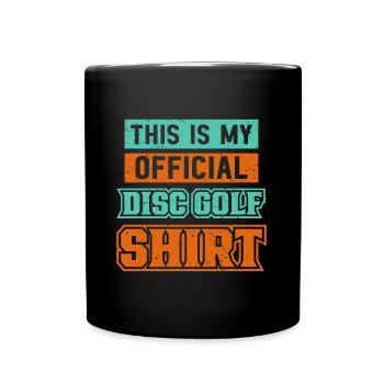 Frisbee Player Disc Golf Frisbee Competition - Full Colour Mug - black - Front