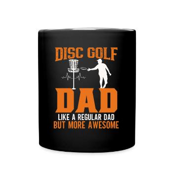 Frisbee Player Disc Golf Frisbee Competition - Full Colour Mug - black - Front