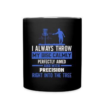 Disc Golf Player Frisbee Player - Mug uni - noir - Devant