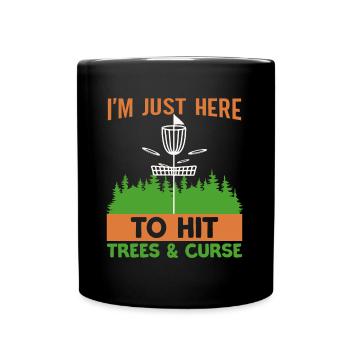 Disc Golf Player Frisbee Player - Full Colour Mug - black - Front