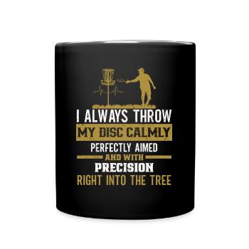Disc Golf Player Frisbee Player - Mug uni - noir - Devant