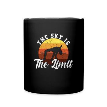 Pole Vault The Sky Is The Limit Vaulting Jump Pole - Full Colour Mug - black - Front