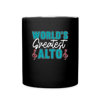 Musical Theatre World's Greatest Alto Loves Drama - Full Colour Mug - black - Front
