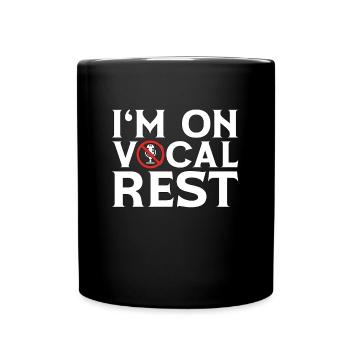 Musical Theatre I'm On Vocal Best Drama Broadway - Tasse einfarbig - Schwarz - Vorne