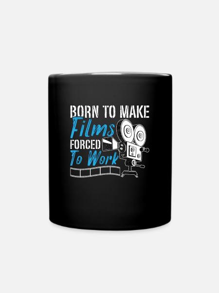Réalisateur né pour faire des films Réalisateur de films - Mug uni - noir