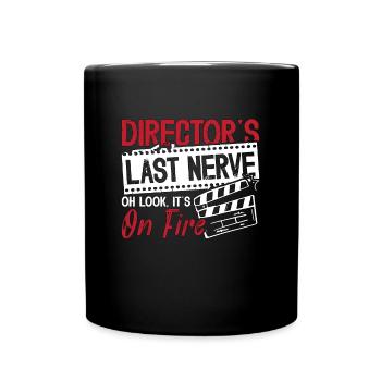 Film Director's Last Nerve Oh Movie Videographer - Full Colour Mug - black - Front