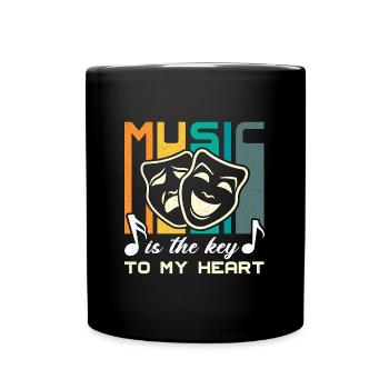 Musical Theatre Music Is The Key To Broadway Drama - Full Colour Mug - black - Front