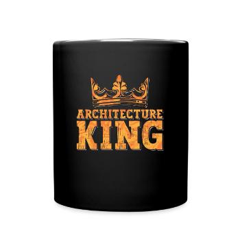Architecture King Architectural Builder Architects - Full Colour Mug - black - Front