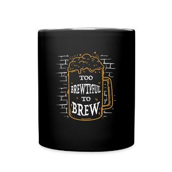 Bière artisanale Bière artisanale Brassage de bière artisanale - Mug uni - noir - Devant
