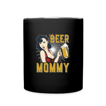 Craft Beer Bier Craftbier Mama - Full Colour Mug - black - Front