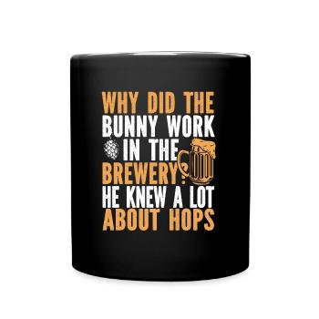 Bière artisanale Bière artisanale Fun - Mug uni - noir - Devant