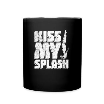 Diving Diving Spraying - Full Colour Mug - black - Front