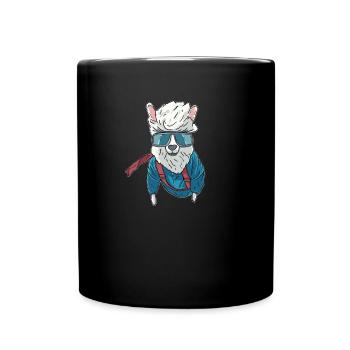 Parachutisme intérieur Indoor Fallschirmspringen - Mug uni - noir - Devant