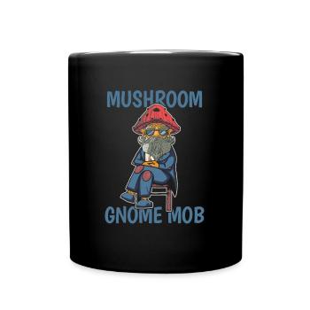 Cueilleurs de champignons Champignons Grand nain de champignons - Mug uni - noir - Devant