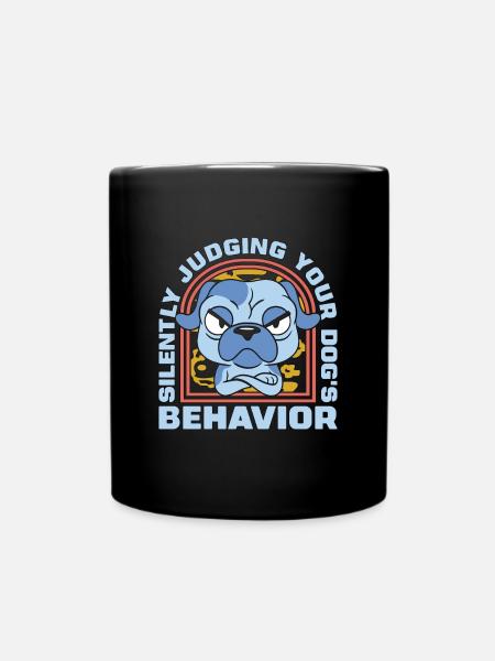 Le dresseur d’animaux juge silencieusement votre sauvetage d’animaux - Mug uni - noir