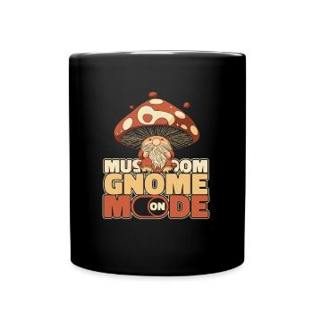 Mushroom pickers Mushrooms Mushroom dwarf - Full Colour Mug - black - Front