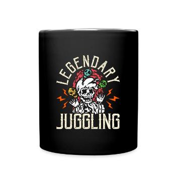 Circus Clown Legendary Juggling Circus Performer - Full Colour Mug - black - Front