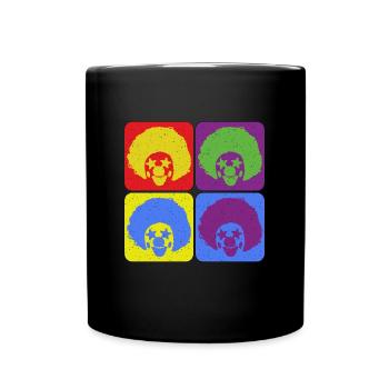 Cirque Clown Clowns Rétro Cirque Personnel Jonglerie - Mug uni - noir - Devant