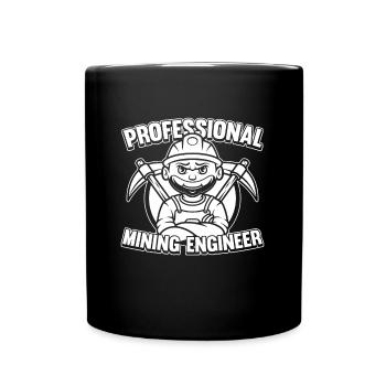 Ingénieur Ingénieur Minier Professionnel - Mug uni - noir - Devant