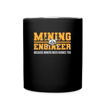 Ingénieur Ingénieur Minier - Mug uni - noir - Devant