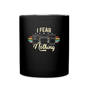 Cadreur Je ne crains rien Tournage vidéo rétro - Mug uni - noir - Devant