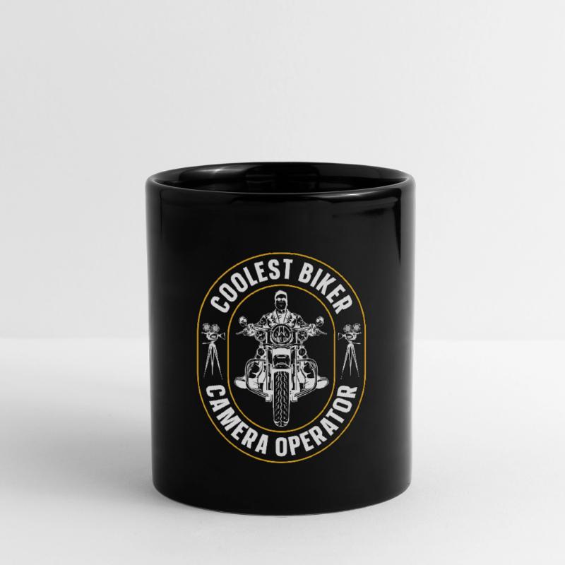 Camera Operator Coolest Biker Camera Movie Maker Full Colour Mug