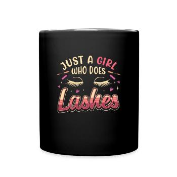 Maquilleuse Just A Girl Who Does Cosmetology - Mug uni - noir - Devant