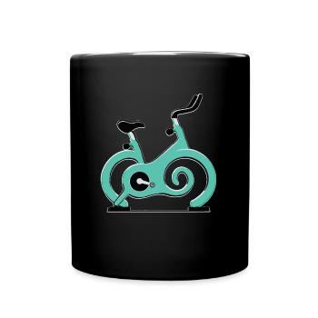 Indoor Cycling - Full Colour Mug - black - Front