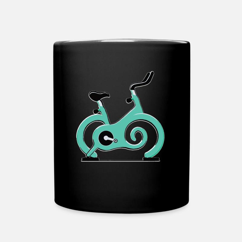 Indoor Cycling - Tasse einfarbig - Schwarz