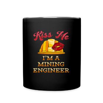 Ingénieur Ingénieur Minier - Mug uni - noir - Devant
