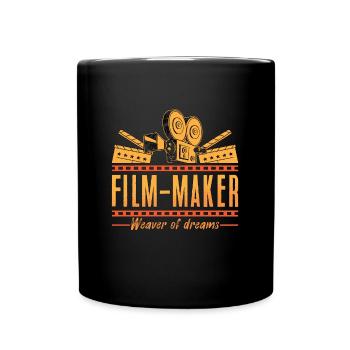 Filmmaking Film-Maker Weaver Of Dreams Film Cinema - Full Colour Mug - black - Front