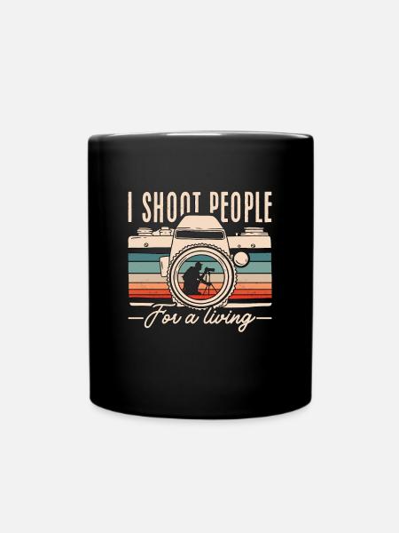 Réalisation de films I Shoot People For Retro Cinematography - Mug uni - noir