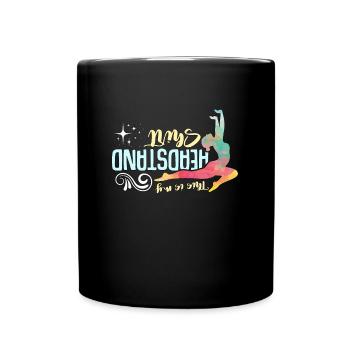 Contorsion Ceci est ma gymnastique de chemise handstand - Mug uni - noir - Devant