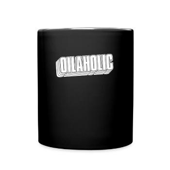 Oilfield oil rig oil addicted - Full Colour Mug - black - Front