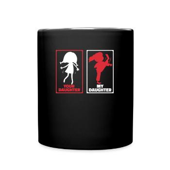 Taekwondo Père Taekwondo - Mug uni - noir - Devant