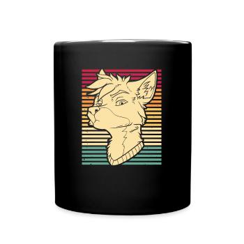 Furry Fandom Fursuits Drôle - Mug uni - noir - Devant