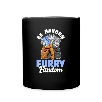 Furry Fandom Fursuits Cool - Tasse einfarbig - Schwarz - Vorne
