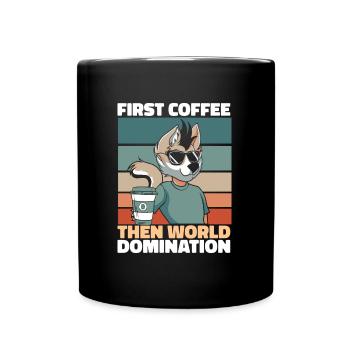 Furry Fandom Fursuits Coffee - Full Colour Mug - black - Front
