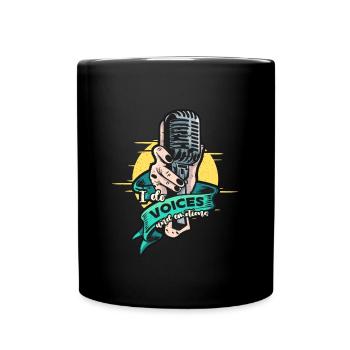 Voice Actor I Do Voices And Emotions Voice Acting - Tasse einfarbig - Schwarz - Vorne