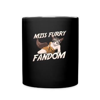 Furry Fandom Fursuits manquant - Mug uni - noir - Devant