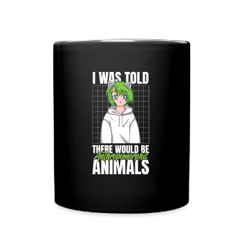 Furry Fandom Fursuits Drôle - Mug uni - noir - Devant